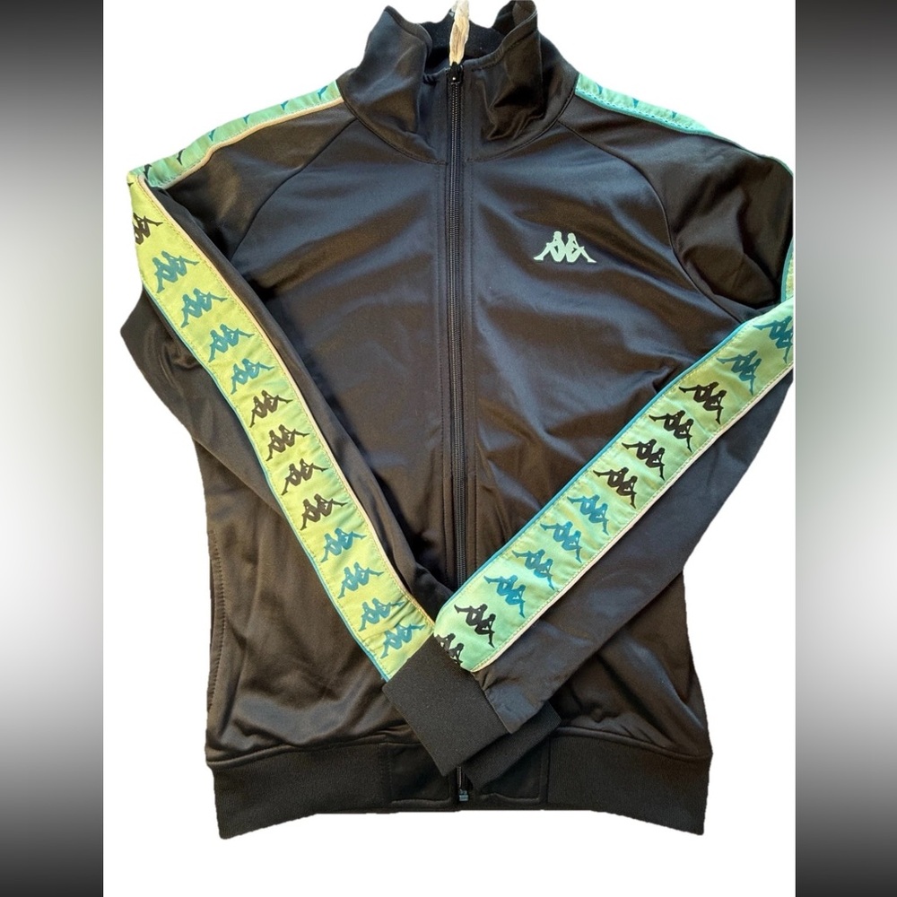Kappa Women's Black and Blue Utility Jacket - Picture 2 of 6